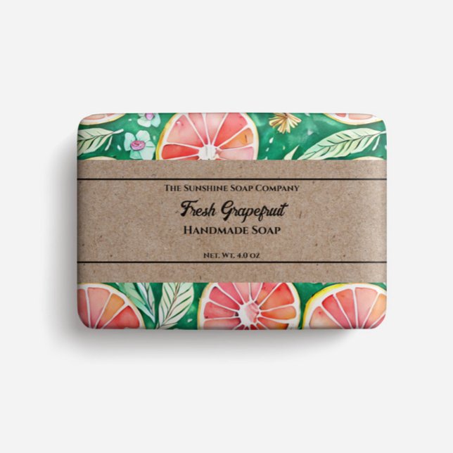 Soap Packaging Paper - pink grapefruit (Creator Uploaded)