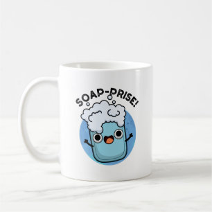 Soap-prise Funny Surprised Soap Pun Coffee Mug