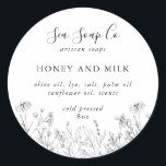 Soap Stickers<br><div class="desc">This design was made with simplicity and elegance in mind. The modern minimal design can be used with various packaging styles and soap wrappers. It catches the eye and conveys a clear brand and message. Customize this design with your details and use for all your soap needs.</div>