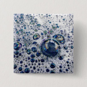 Soap Suds 2 Inch Square Button