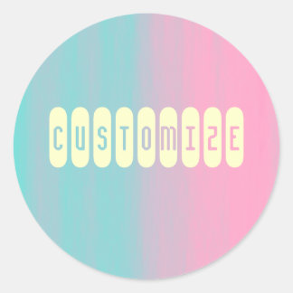 Soap - Template Classic Round Sticker