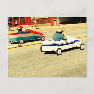 SOAPBOX DERBY POSTCARD