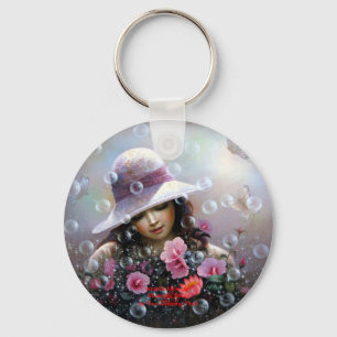 soapbubble girl "Sharon's Song"  Keychain