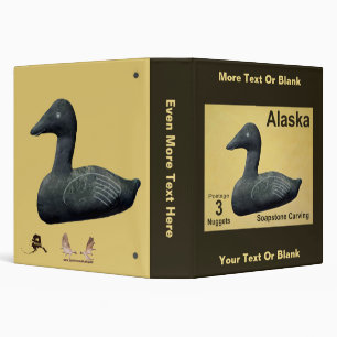 Soapstone Eider - Alaska Postage Binder