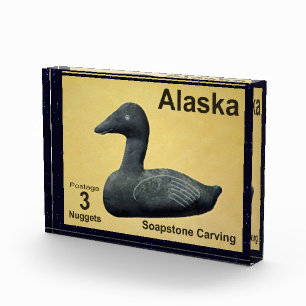 Soapstone Eider - Alaska Postage Photo Block
