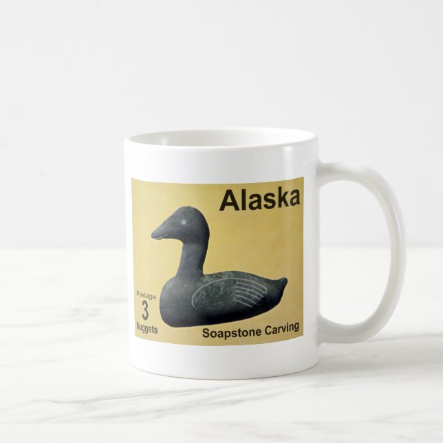 Soapstone Eider Coffee Mug (Right)
