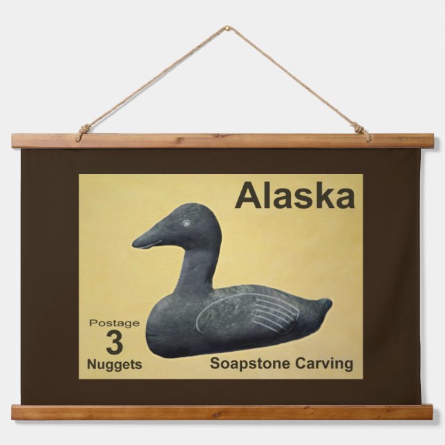 Soapstone Eider Duck Hanging Tapestry (Front)
