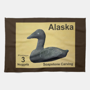 Soapstone Eider Duck Kitchen Towel