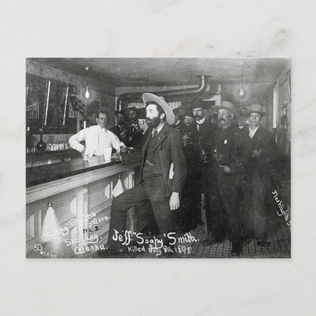 Soapy Smith's Saloon Bar Postcard (Front)