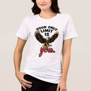 Soar Above All Majestic Eagle Art Tri-Blend Shirt