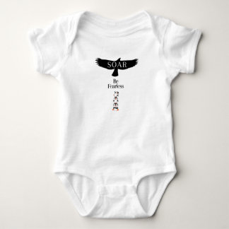 soar be fearless baby bodysuit