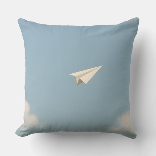 Soar Beyond Limits Throw Pillow (Front)
