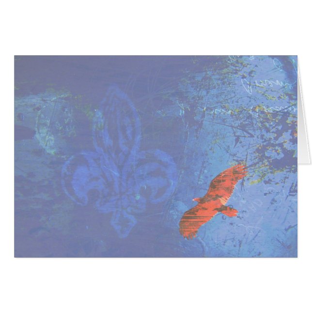 Soar Blue Grunge (Front Horizontal)