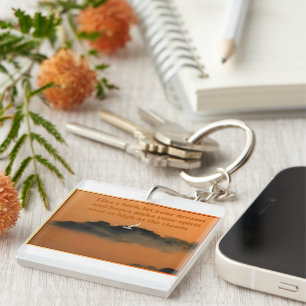 Soar, For More  Keychain
