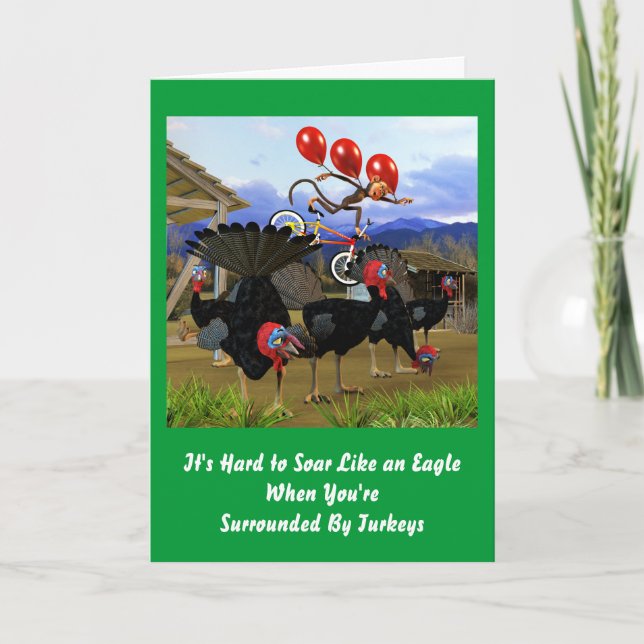 Soar Like an Eagle Birthday Card (Front)