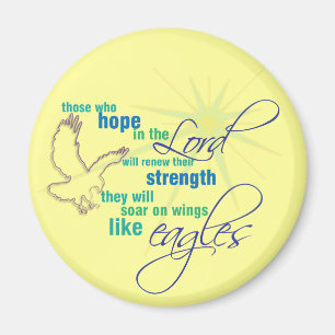 Soar on Wings Christian Scripture magnet