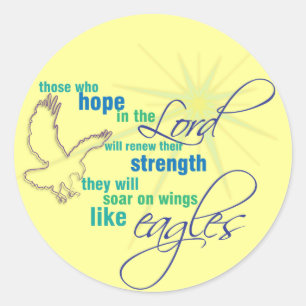 Soar on Wings Christian Scripture stickers
