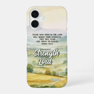 Soar on Wings like Eagle Christian iPhone 16 Case
