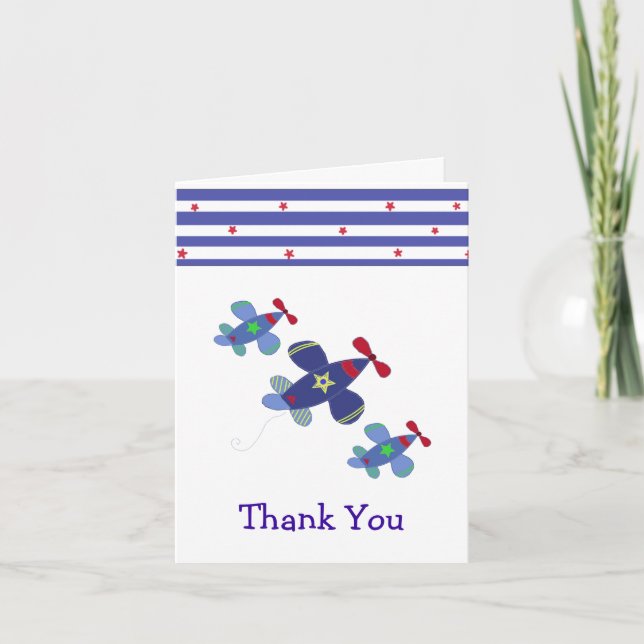 Soaring Airplane Thank You (Front)