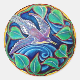 Soaring Bird Mandala Sticker