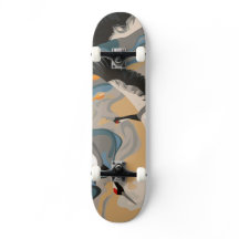 Soaring Cranes Over River