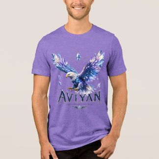 Soaring Crystal Eagle – Symbol of Transformation Tri-Blend Shirt