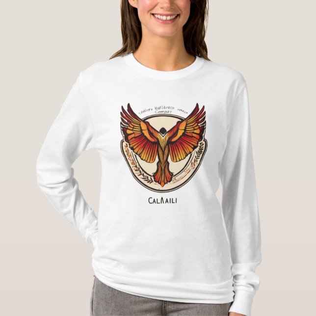 Soaring Crystal Eagle T-Shirt (Front)