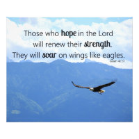 Soaring Eagle Christian Strength Isaiah 40:31