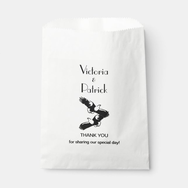 Soaring Eagles Custom Thank You Favour Bag (Front)
