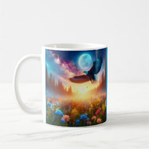 Soaring Eagle's Dawn Horizon Coffee Mug