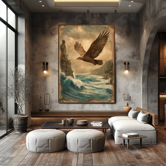 Soaring Horizon — Mid-Century Retro Vintage Poster (Creator Uploaded)