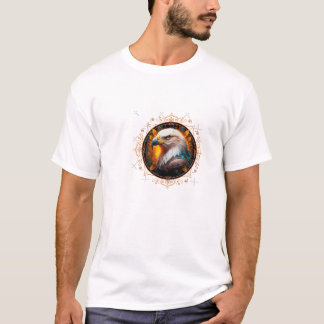Soaring Majesty: Eagle in Flight" T-Shirt