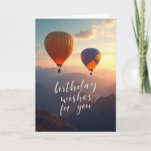 Soaring Mountain Birthday Card