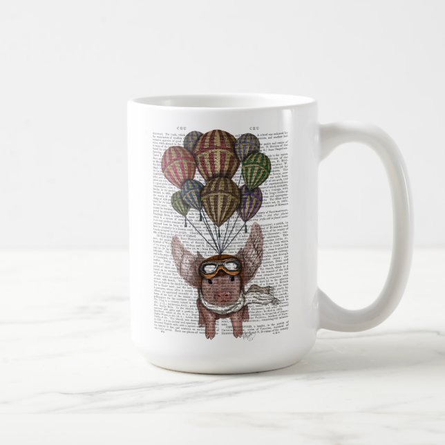Soaring Pig Coffee Mug (Right)