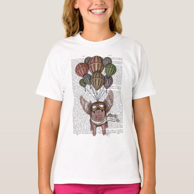 Soaring Pig T-Shirt (Front)