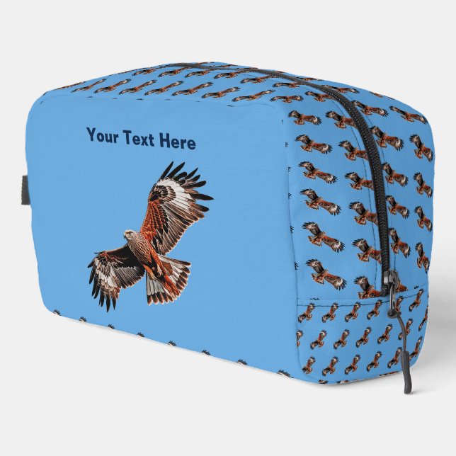 Soaring Red Kite Dopp Kit (Right Corner)