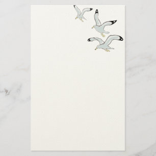 Soaring Seagulls Stationery