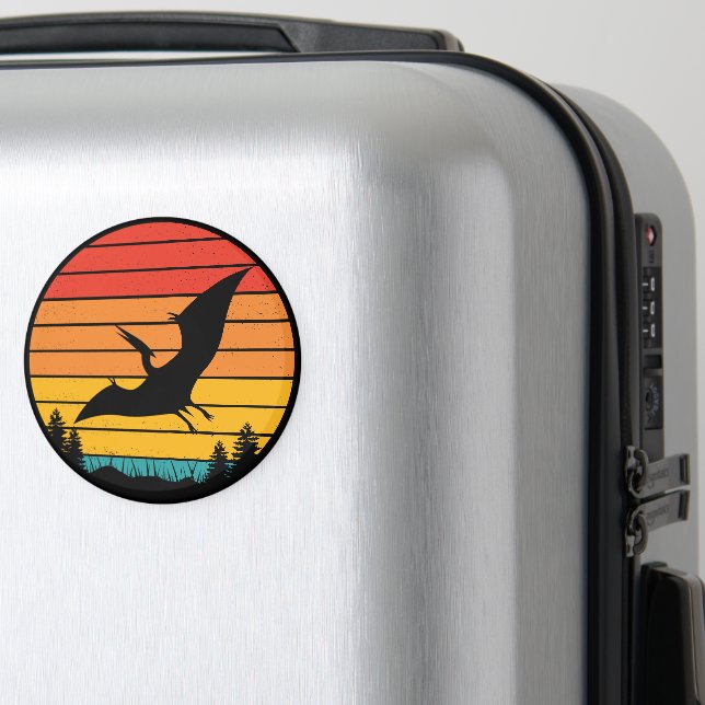 Soaring Sunset with a Pterodactyl Magnet (In Situ (Luggage))