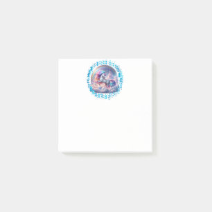 Soaring Unicorn Post-It Notes – Rainbow Star Magic