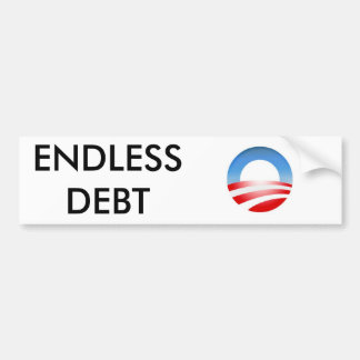 sob logo, ENDLESS DEBT Bumper Sticker