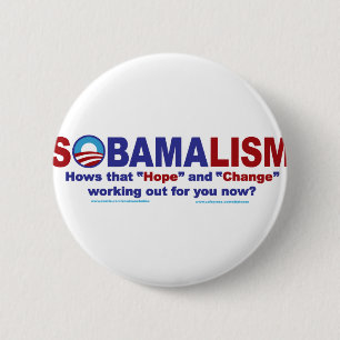 SOBAMALISM 2 INCH ROUND BUTTON