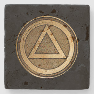 SOBER COIN STONE Coaster Recovery Sobriety