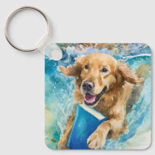 Sober Dog w/ Big Book AA Prayer CUSTOM Keychain