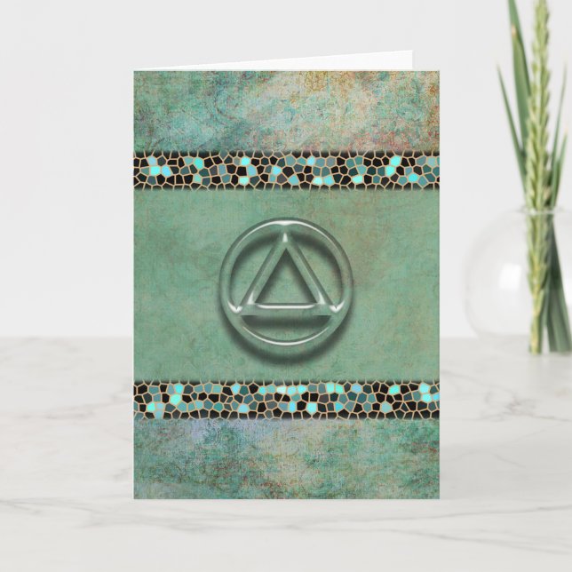 Sober Recovery Anniversary Congratulations Card (Front)