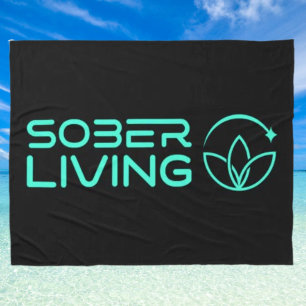  Sober & Shining – Lotus Power Fleece Blanket