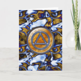 Sober Sobriety Recovery Greeting Card