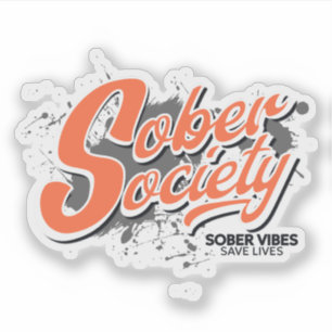 Sober Society Sticker