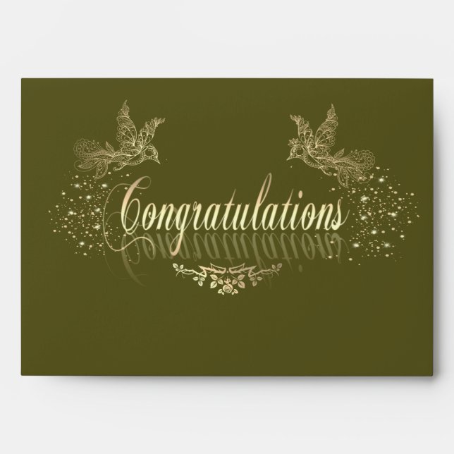Sobre para felicidades envelope (Front)