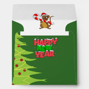 Sobre para navidad con ardilla envelope