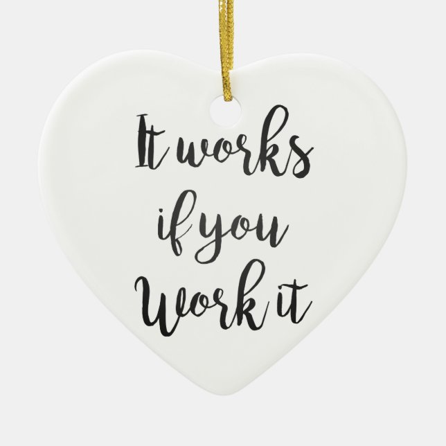 Sobriety 12 step recovery quote gift clean sober ceramic ornament (Front)